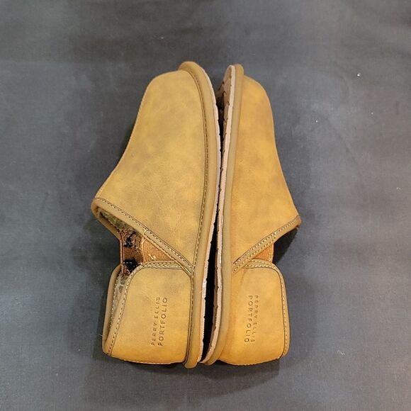 BRAND NEW PERRY ELLIS ROUND-TOE FAUX FUR INSOLE KIDS SLIPPERS - Picture 9 of 13